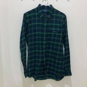 Polo Flannel Plaid Button Down